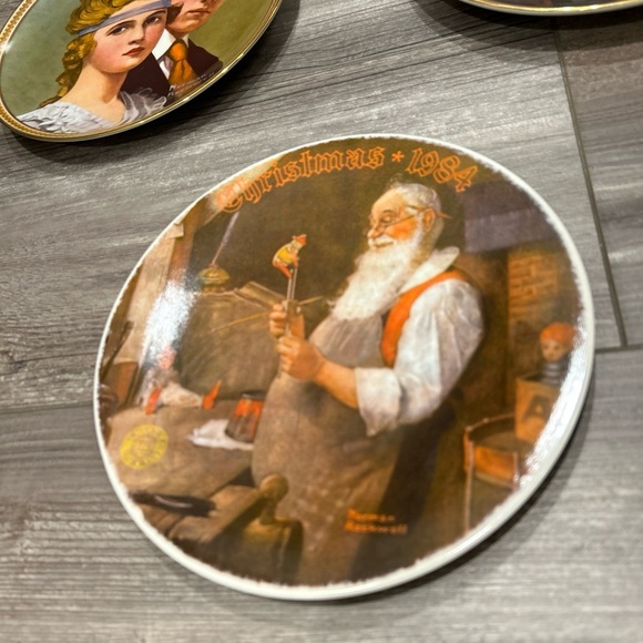 Norman Rockwell Lot of 8 Plates - Picture 4 of 15